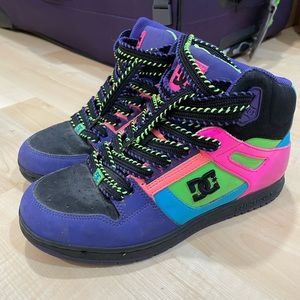 DC neon high tops